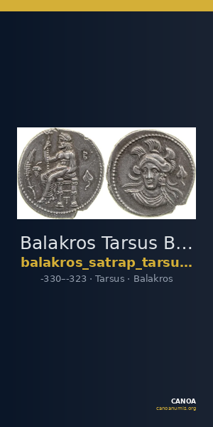 Balakros Tarsus Babelon 1910 728-30 — CANOA