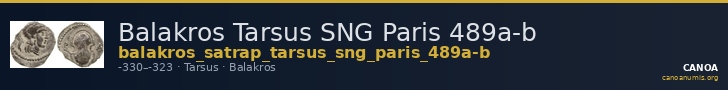 Balakros Tarsus SNG Paris 489a-b — CANOA