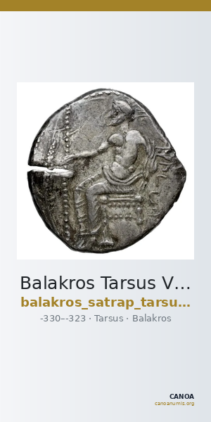 Balakros Tarsus Von Aulock 1964 Pl. 5, 5 — CANOA