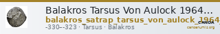 Balakros Tarsus Von Aulock 1964 Pl. 5, 5 — CANOA
