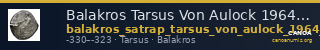 Balakros Tarsus Von Aulock 1964 Pl. 5, 5 — CANOA