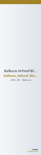 Balbura Imhoof-Blumer 1901-2 p. 304, 1 — CANOA