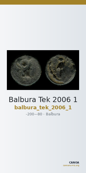 Balbura Tek 2006 1 — CANOA