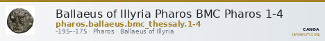 Ballaeus of Illyria Pharos BMC Pharos 1-4 — CANOA