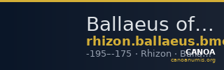Ballaeus of Illyria Rhizon BMC Ballaeus 5 — CANOA