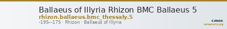 Ballaeus of Illyria Rhizon BMC Ballaeus 5 — CANOA
