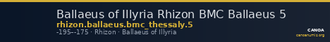 Ballaeus of Illyria Rhizon BMC Ballaeus 5 — CANOA