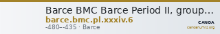 Barce BMC Barce Period II, group 1-2, pl. XXXIV, 6 — CANOA