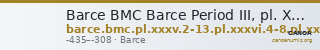 Barce BMC Barce Period III, pl. XXXV, 2-13, pl. XXXVI, 4-8 pl. XXXVII, 4-5, 9, pl. XLVII, 1-8 — CANOA