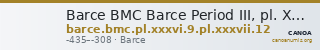 Barce BMC Barce Period III, pl. XXXVI, 9, pl. XXXVII, 12 — CANOA