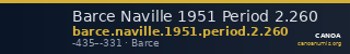 Barce Naville 1951 Period 2.260 — CANOA