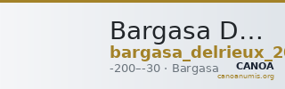 Bargasa Delrieux 2008 BH1 — CANOA