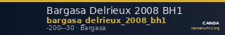 Bargasa Delrieux 2008 BH1 — CANOA