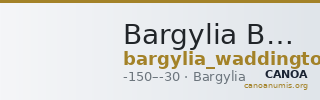 Bargylia Babelon 1898 (Inv. Waddington) 2280 — CANOA