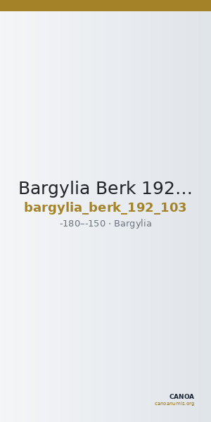 Bargylia Berk 192 (2014) 103 — CANOA