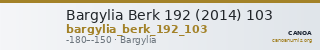 Bargylia Berk 192 (2014) 103 — CANOA