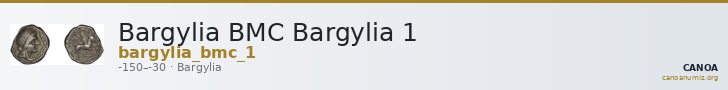 Bargylia BMC Bargylia 1 — CANOA