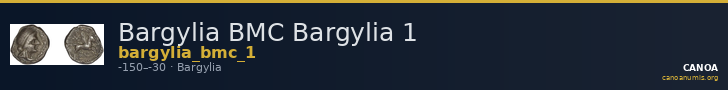 Bargylia BMC Bargylia 1 — CANOA