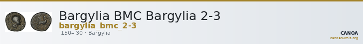 Bargylia BMC Bargylia 2-3 — CANOA