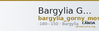 Bargylia Gorny and Mosch 156 (2007) 1463 — CANOA