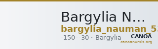 Bargylia Numismatik Naumann 53 (2017) 313 — CANOA