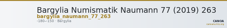 Bargylia Numismatik Naumann 77 (2019) 263 — CANOA