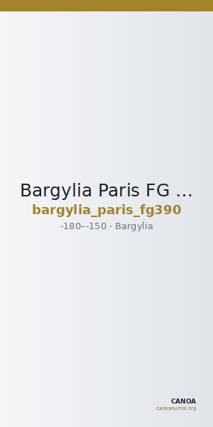 Bargylia Paris FG 390 — CANOA