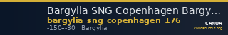Bargylia SNG Copenhagen Bargylia 176 — CANOA