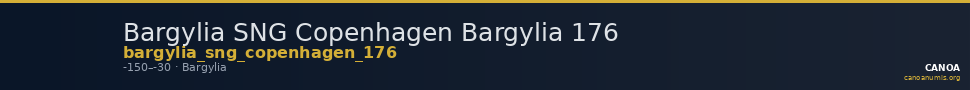 Bargylia SNG Copenhagen Bargylia 176 — CANOA
