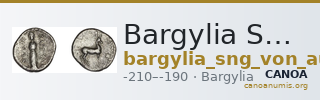 Bargylia SNG von Aulock 2515 — CANOA