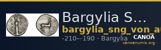 Bargylia SNG von Aulock 2515 — CANOA