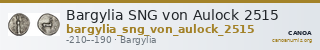 Bargylia SNG von Aulock 2515 — CANOA