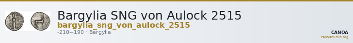 Bargylia SNG von Aulock 2515 — CANOA
