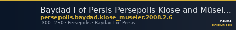 Baydad I of Persis Persepolis Klose and Müseler 2008 2,6 — CANOA