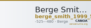 Berge Smith 1999 Group 5 — CANOA