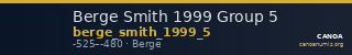 Berge Smith 1999 Group 5 — CANOA