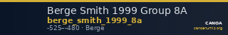 Berge Smith 1999 Group 8A — CANOA