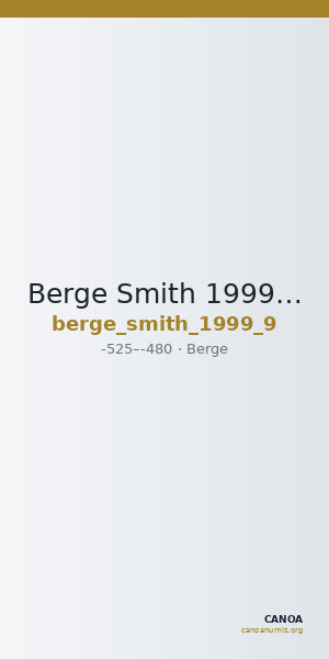 Berge Smith 1999 Group 9 — CANOA