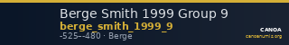 Berge Smith 1999 Group 9 — CANOA