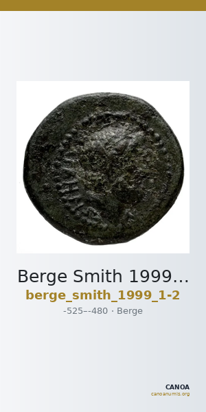 Berge Smith 1999 Groups 1-2 — CANOA