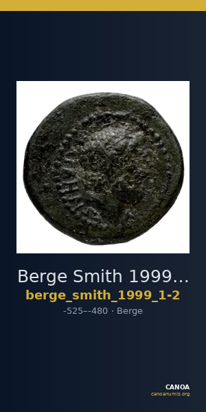Berge Smith 1999 Groups 1-2 — CANOA