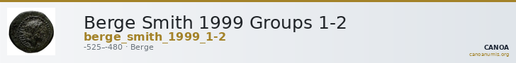 Berge Smith 1999 Groups 1-2 — CANOA