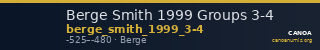 Berge Smith 1999 Groups 3-4 — CANOA