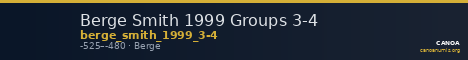 Berge Smith 1999 Groups 3-4 — CANOA