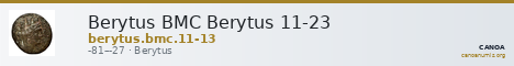 Berytus BMC Berytus 11-23 — CANOA