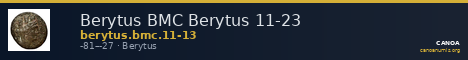 Berytus BMC Berytus 11-23 — CANOA
