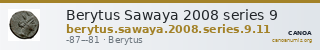 Berytus Sawaya 2008 series 9 — CANOA