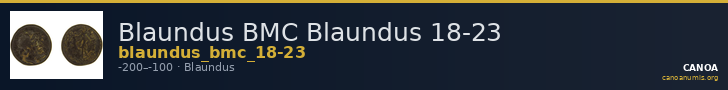 Blaundus BMC Blaundus 18-23 — CANOA