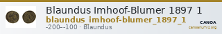 Blaundus Imhoof-Blumer 1897 1 — CANOA