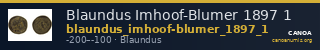 Blaundus Imhoof-Blumer 1897 1 — CANOA